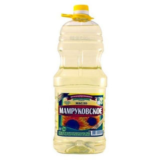 Масло Мамруковское подсолнечное рафинированное дезодорированное 3л